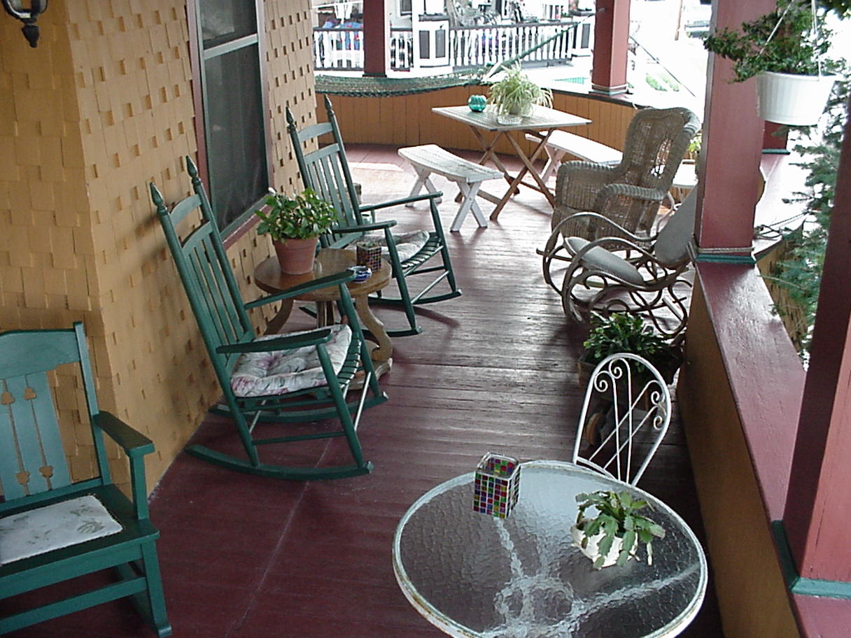 Sea Gypsy Bed and Breakfast Inn Front Porch