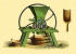Sea Gypsy BNB Amenities Icon - antique wheat grinder