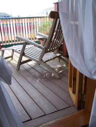 Sea Gypsy Bed and Breakfast Inn Whitman deck 1